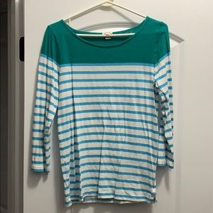 J Crew 3/4 Length Sleeve Tee